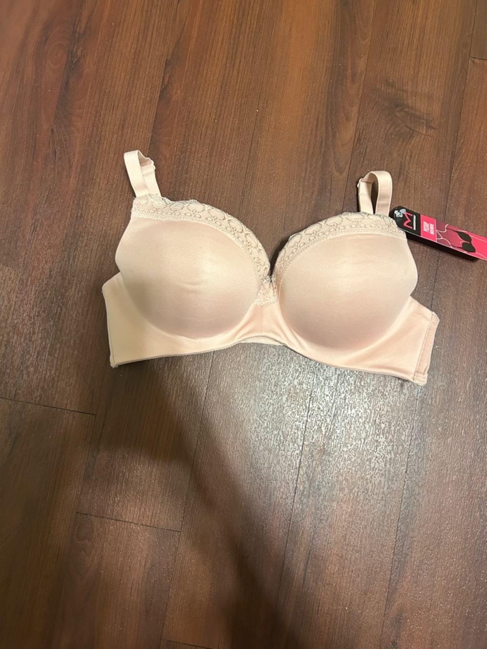 Maidenform Blush Lace-Trim Push-Up Bra 34C